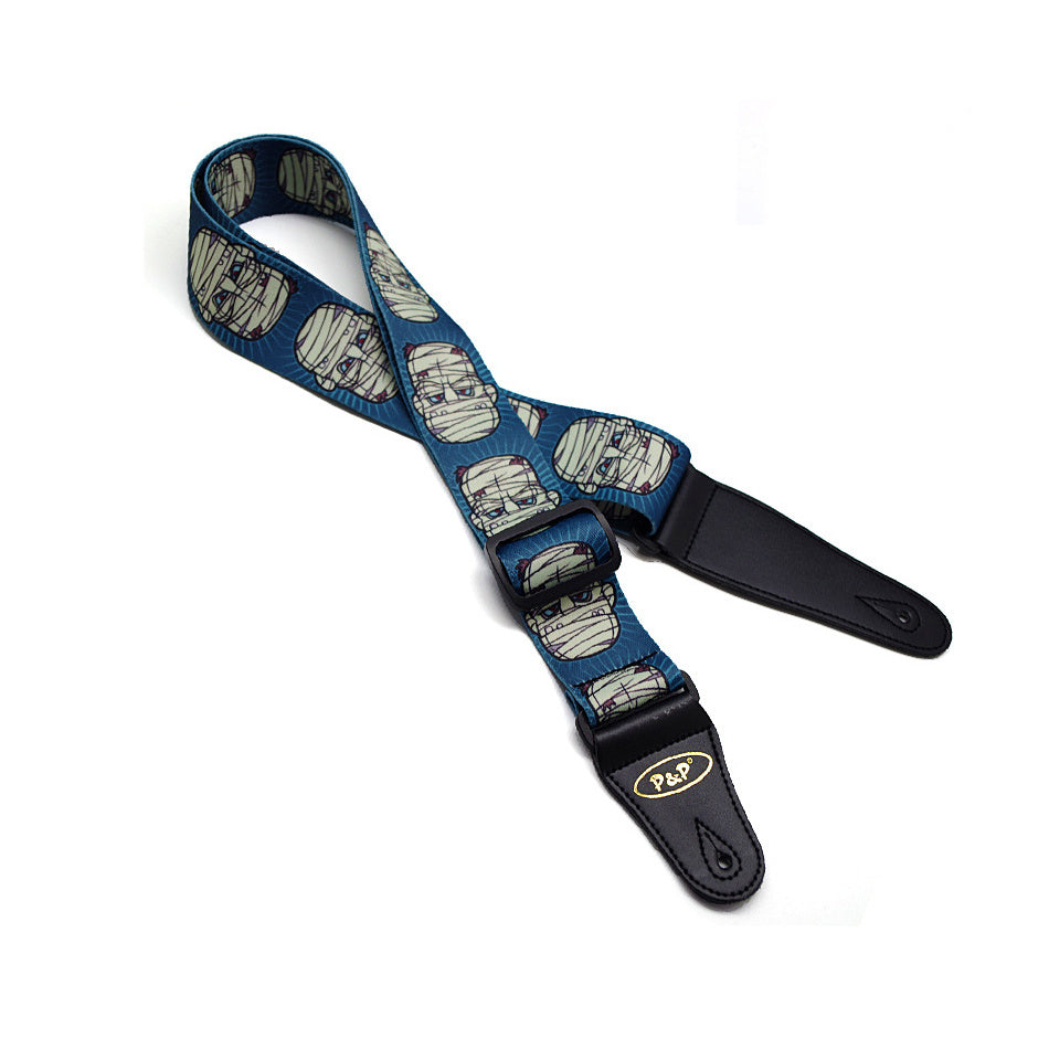 Electric acoustic guitar strap