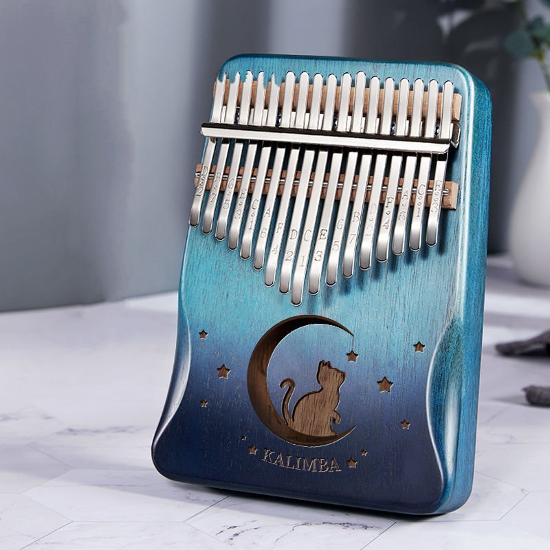 Thumb Harp Carimba 17 Tone Beginners Ancient Style Students