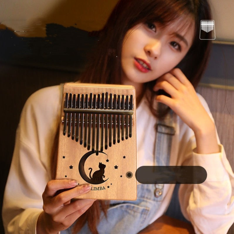 Thumb Harp Carimba 17 Tone Beginners Ancient Style Students