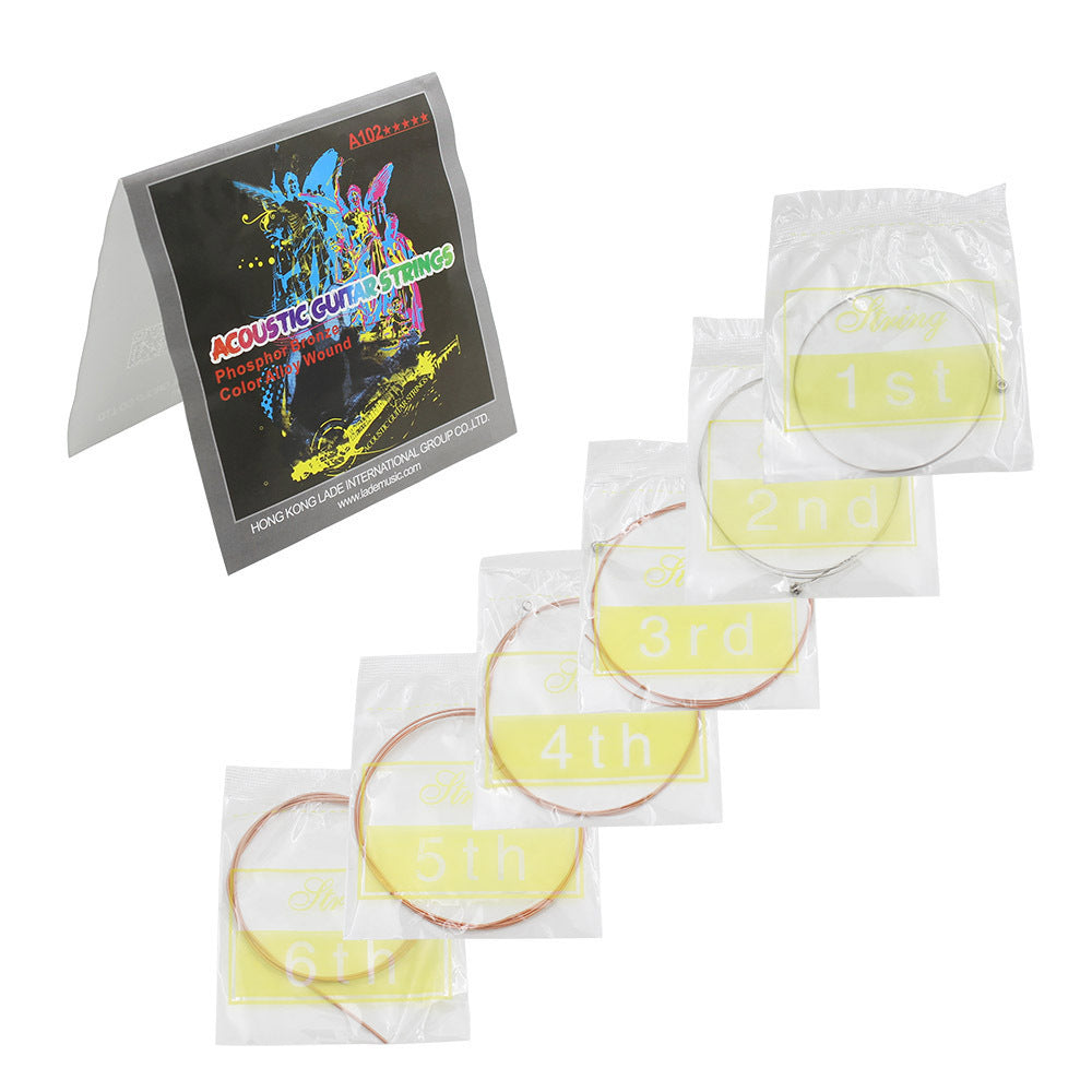 Acoustic Guitar Strings Phosphor Bronze Alloy